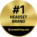 #1 headset brand*. Reviewed by prosettings.net