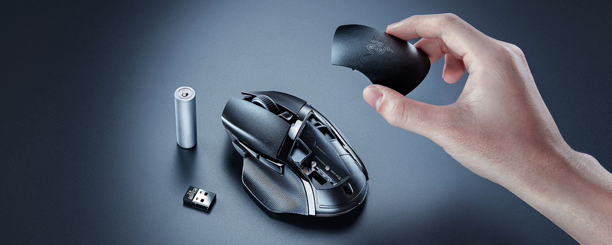 Razer Basilisk V3 X Hyperspeed Wireless Gaming Mouse, RGB Chroma