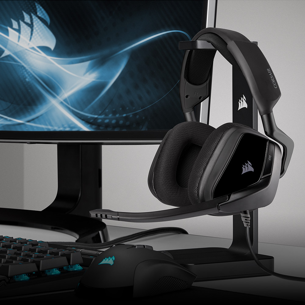 Excentriek bitter Gouverneur Corsair Void Elite Stereo Gaming Headset - Carbon; Multi-Platform  compatible with PC, PS4, Xbox One, Switch and Mobile Devices via a  Universal 3.5mm connector and Included Y-Splitter Cable - Walmart.com