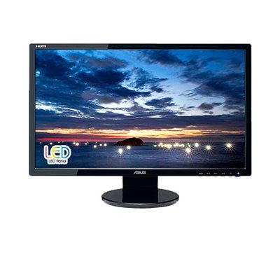 ASUS VE247H Monitor, 23.6" FHD (1920x1080), 2ms, HDMI, DVI-D, D-Sub, Speakers