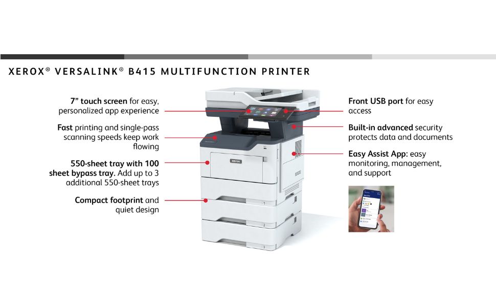 Xerox VersaLink B415/DN - multifunction printer - B/W