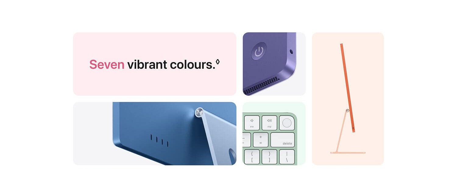 Buy Apple iMac 2024 24in M4 10 Core 16GB 256GB - Blue | iMacs | Argos