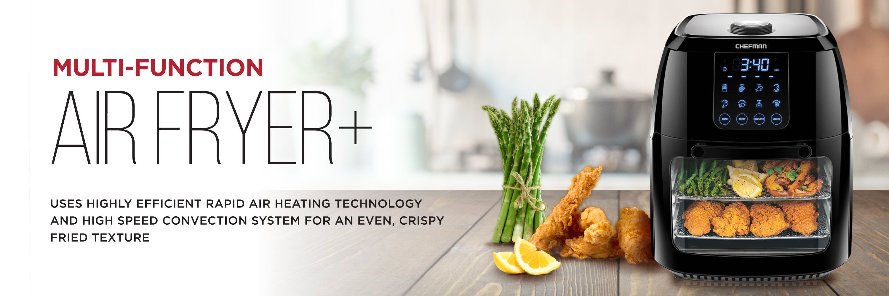 Chefman 6L Digital Air Fryer, Dehydrator, Rotisserie  - Best Buy