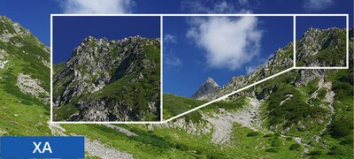 Spectacular resolution in a compact design