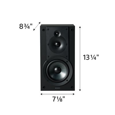 Sony CS Speakers 3 way 3 driver hi res Bookshelf speakers (2025