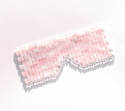 glowiest Rose Quartz Eye Mask