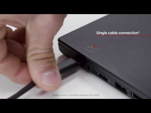 Lenovo ThinkPad Ultra Dock 90W Con USB 2.0 | Docking Station Per Notebook ThinkPad | Porta USB Con Ricarica Sempre Attiva
