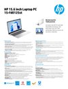HP 15.6 inch Laptop PC 15-fd0125st datasheet