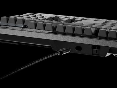 Corsair K70 MAX, Gaming-Tastatur grau, Corsair MGX DE-Layout