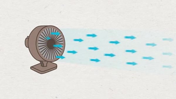 thumbnail video image 2 of Vornado 733 Large Whole Room Air Circulator Fan, Black, 2 of 8