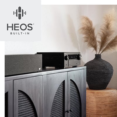 HEOS Built-in multi-room streaming