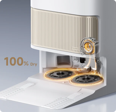 100% Dry Mops—Less Odors