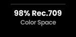 98% Rec.709 Color Space