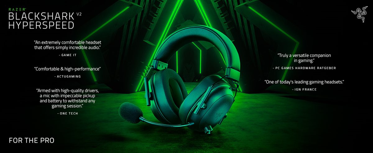 Razer Blackshark V2 Hyperspeed Wireless 280g Ultra