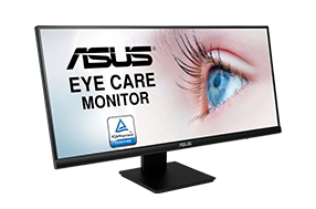 ASUS Monitor HDR ultra ancho de 29 pulgadas 1080P (VP299CL) - 21:9 (2560 x  1080), IPS, 75Hz, 1ms, USB-C con entrega de energía de 15 W, FreeSync, Eye