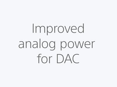 Improved analog power for DAC