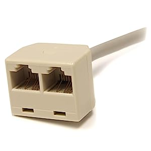 StarTech.com RJ45 Splitter Cable Adapter - Cat5/Cat5e Cable Drop