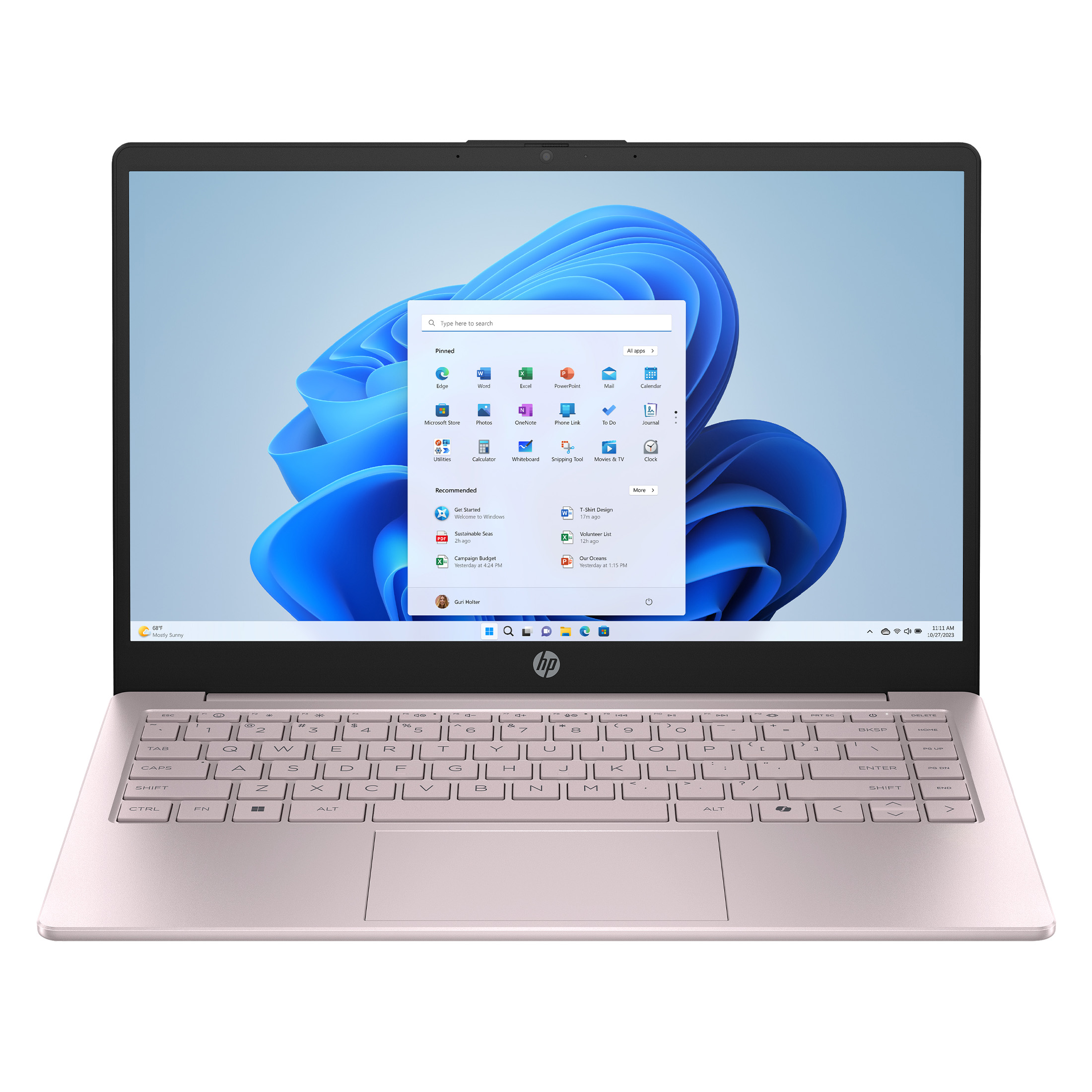 HP 14 inch HD Windows Laptop AMD Athlon Silver 7120U Processor 4GB