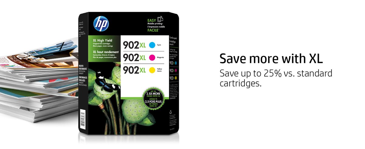HP 902XL Ink Cartridge, High Yield, Cyan/Magenta/Yellow, 3 pk | Costco
