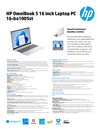 HP OmniBook 5 16 inch Laptop PC 16-ba1005st datasheet