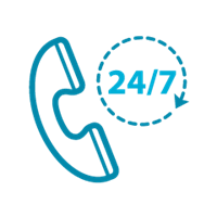 Une réponse technique 24h/24.