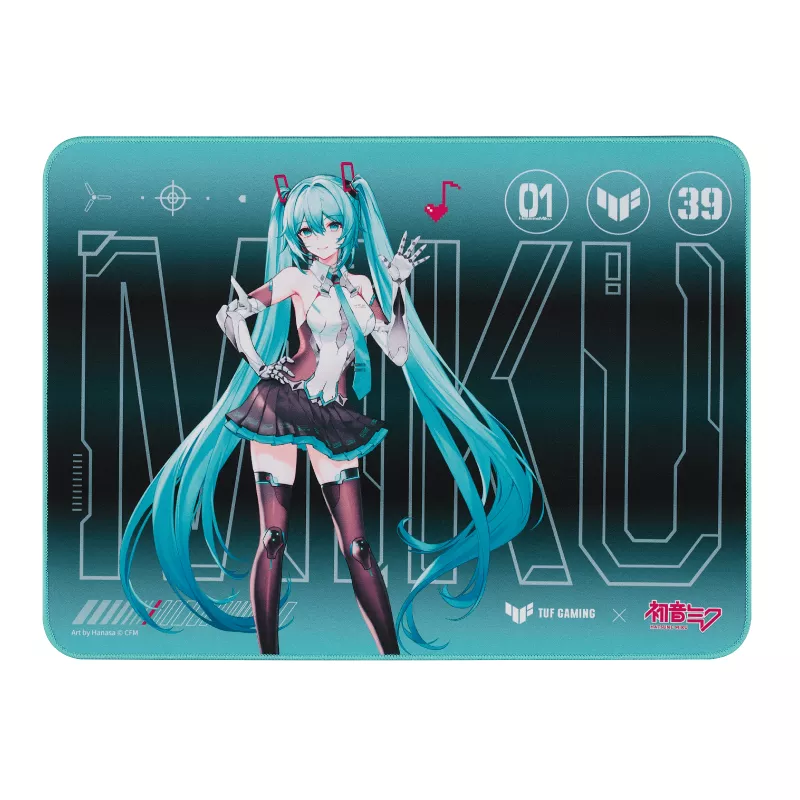  Plus Edition スタジオメビウス　PCゲーム ASUS TUF GAMING P1 Gaming Mouse Pad (Medium) Hatsune Miku Edition