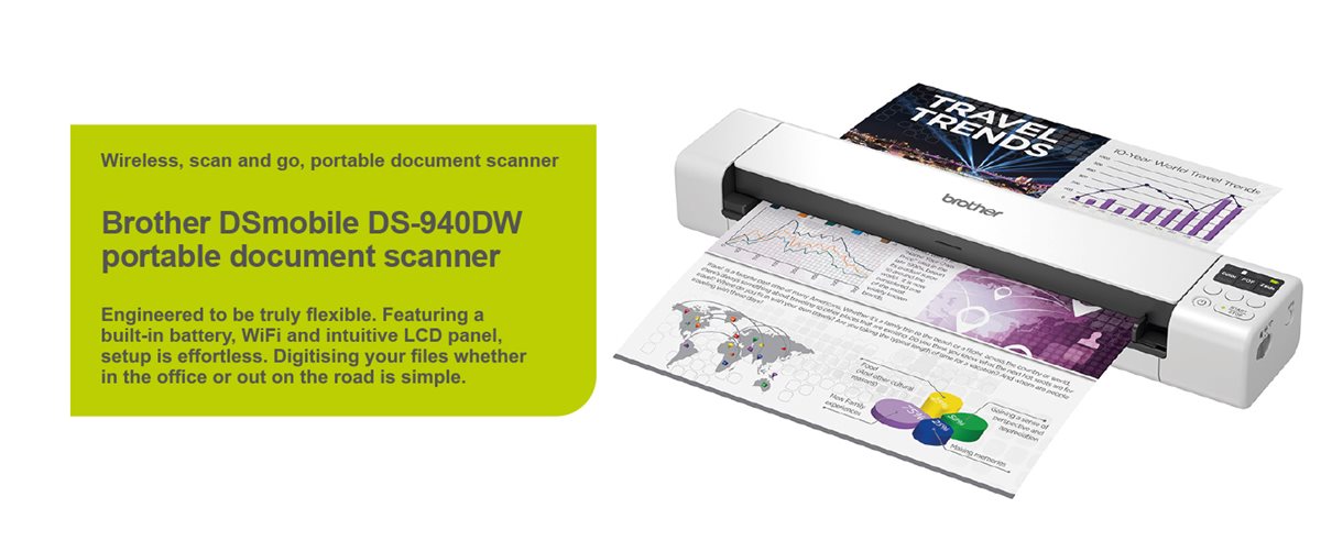Brother DSmobile DS-940DW portable document scanner