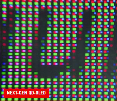 The new subpixel layout of the QD-OLED panel in ROG PG32UCDM displays crisp, clear text