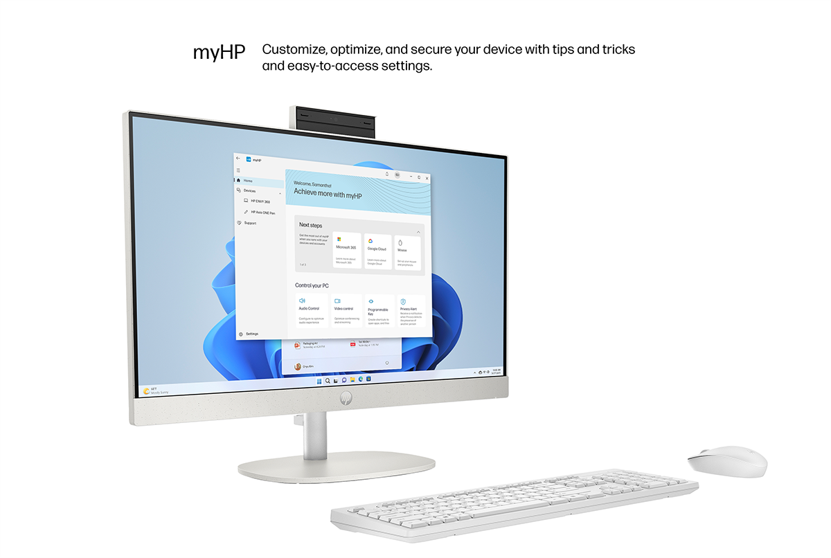 HP 23.8 inch All-in-One Desktop PC FHD Touchscreen Intel i3
