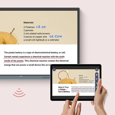 Cast the board to connected devices