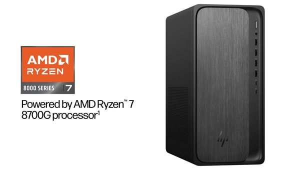 HP OmniDesk Tower - AMD Ryzen 7 8700G - Windows 11 Home - 32GB