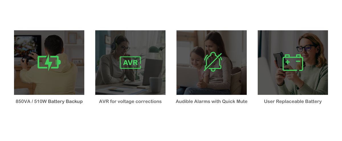 Stay connected during prolonged power outages with SmBack-UPS series