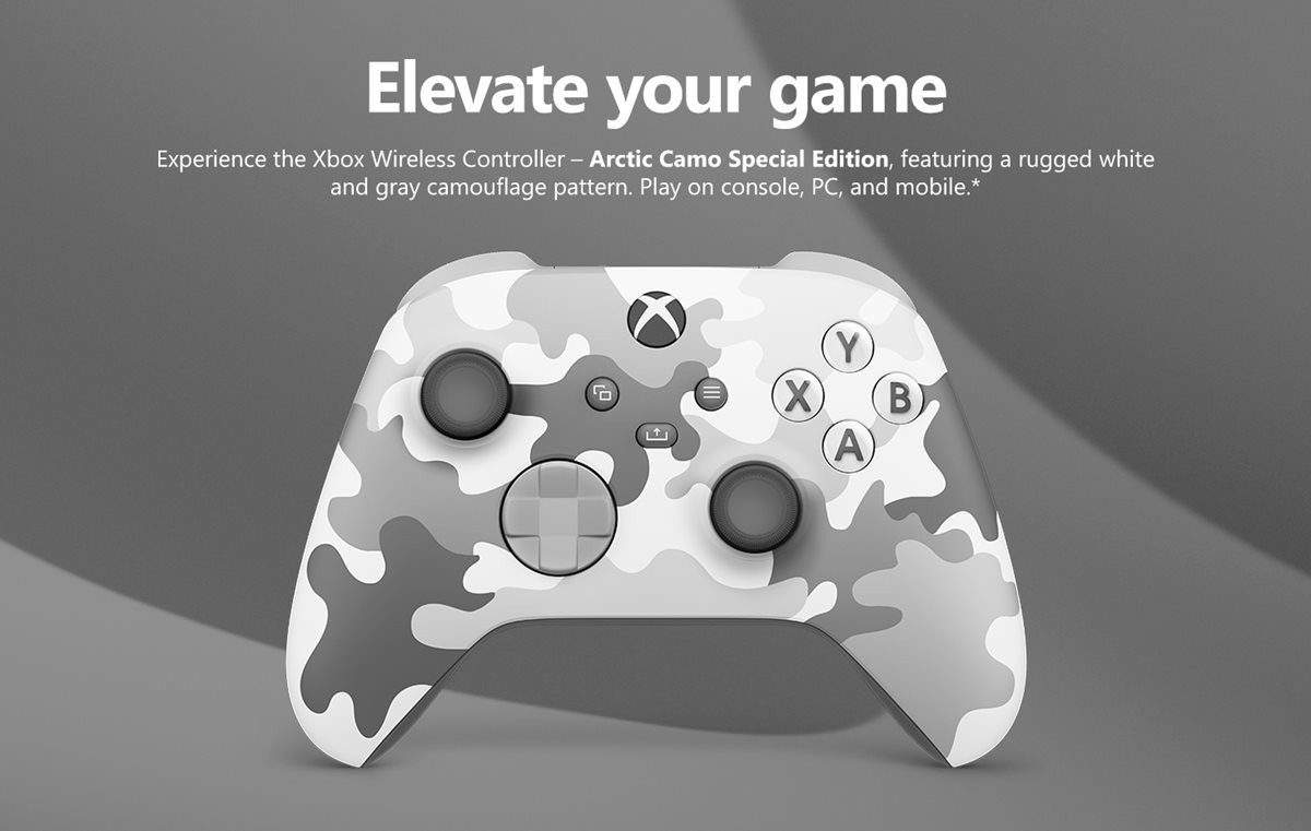 Microsoft Xbox Special Edition Wireless Controller - Arctic Camo