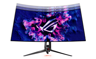 Tilt adjustment of the monitor