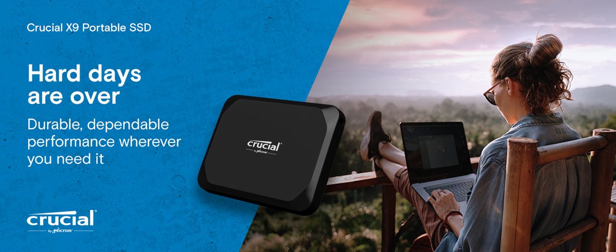 Crucial X9 Portable SSD - Hard days are over