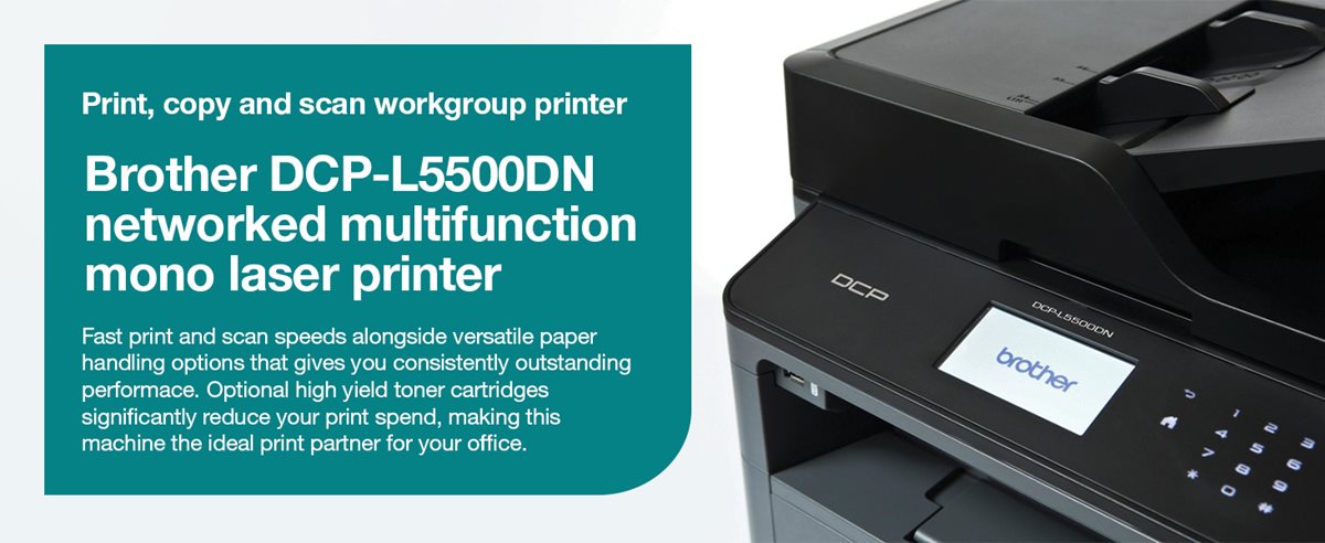 | Brother DCP-L5500DN - multifunction printer - B/W
