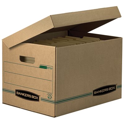 Pack Magazine Rack Cardboard Box Pre-Folded with Sticker Storage