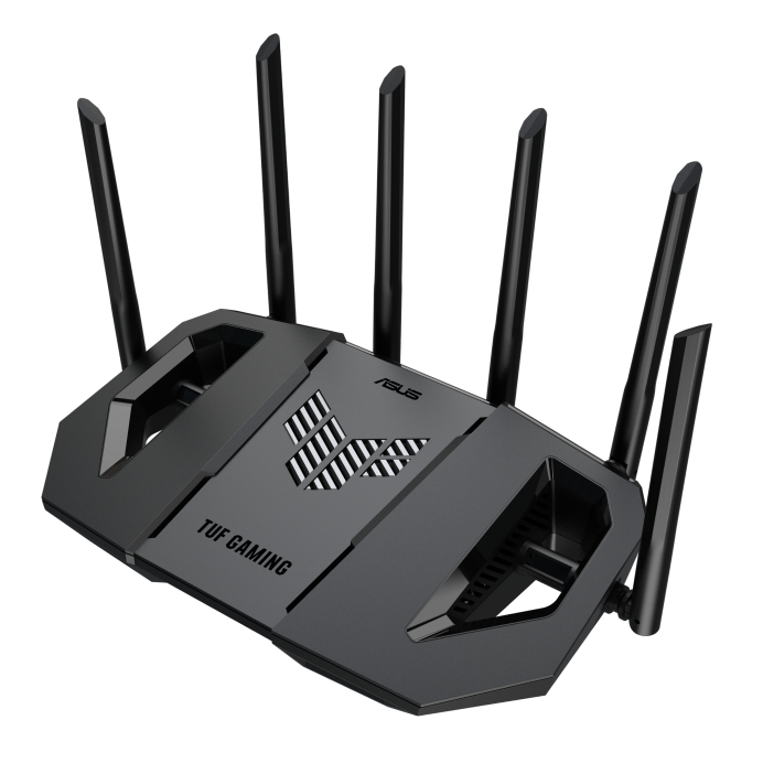 ASUS TUF Gaming BE9400 Tri Band WiFi 7 (802.11be) Extendable Gaming Router, vier 2.5G Ports, 3-stufige Portweiterleitung, Smart Home Master, AiMesh Unterstützung und AiProtection für Netzwerksicherheit.