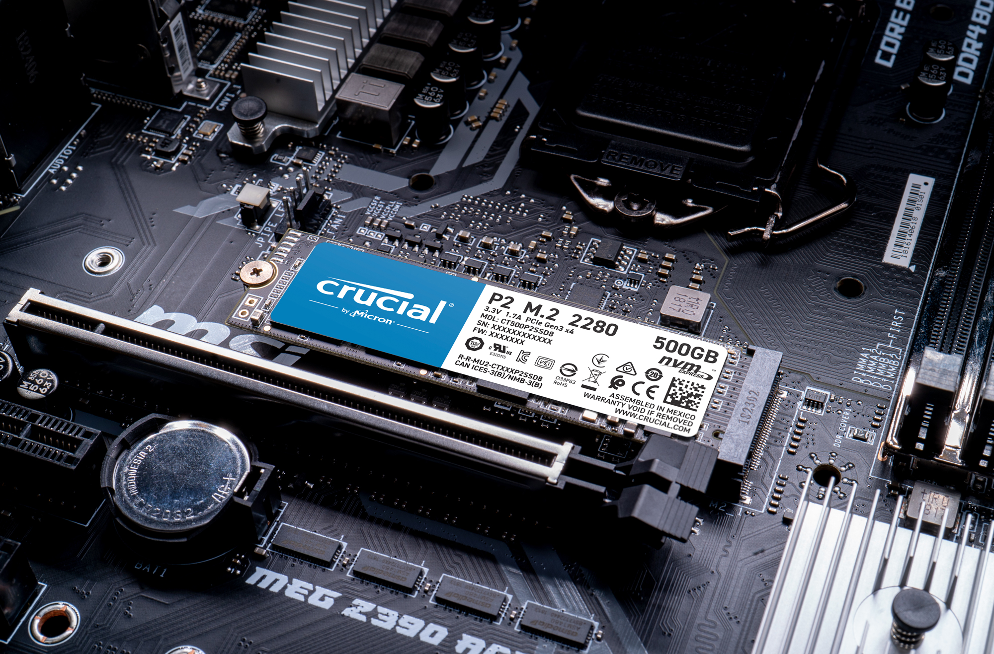 Crucial SSD M500 mSATA 6Gb/s SED 240GB CT240M500SSD3 Solid State
