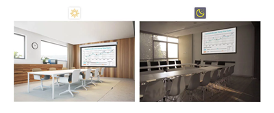 High Brightness and LumiExpert™ Ambient Light Detector for Maximum Eye Comfort