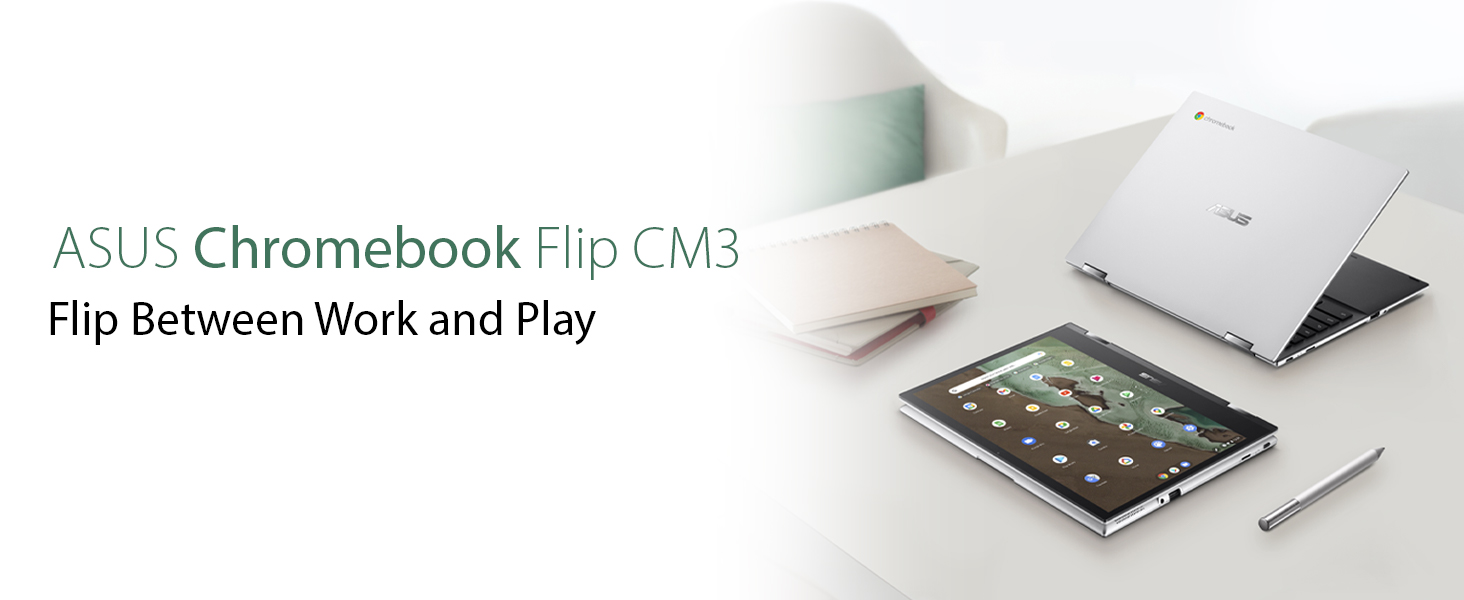 ASUS Notebook Asus Chromebook Flip CM3 4GB 64GB 12 Táctil 2 en 1.