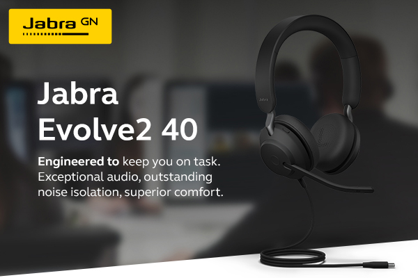 Jabra Evolve2 40 MS Stereo Wired Headset - USB | Dell USA