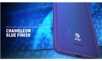 AT&T Calypso, 16GB, Chameleon Blue - Prepaid Smartphone - image 2 of 19