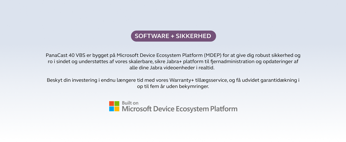 Jabra PanaCast 40 VBS - Easy Installation