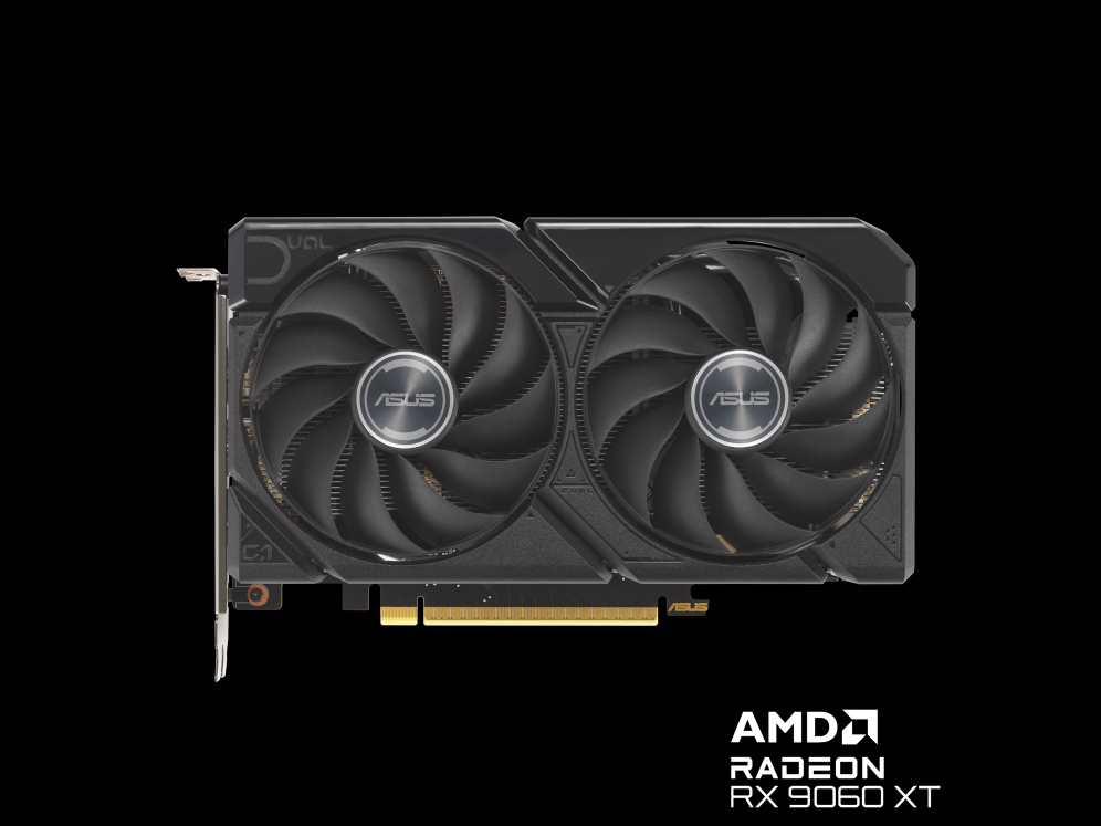 ASUS Dual Radeon RX 9060 XT 8GB 128-Bit GDDR6 PCI Express