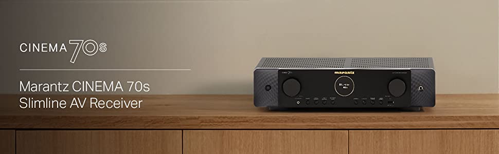 Marantz Cinema 70s Slimline 7.2CH 50W AV Receiver – 2023 Model