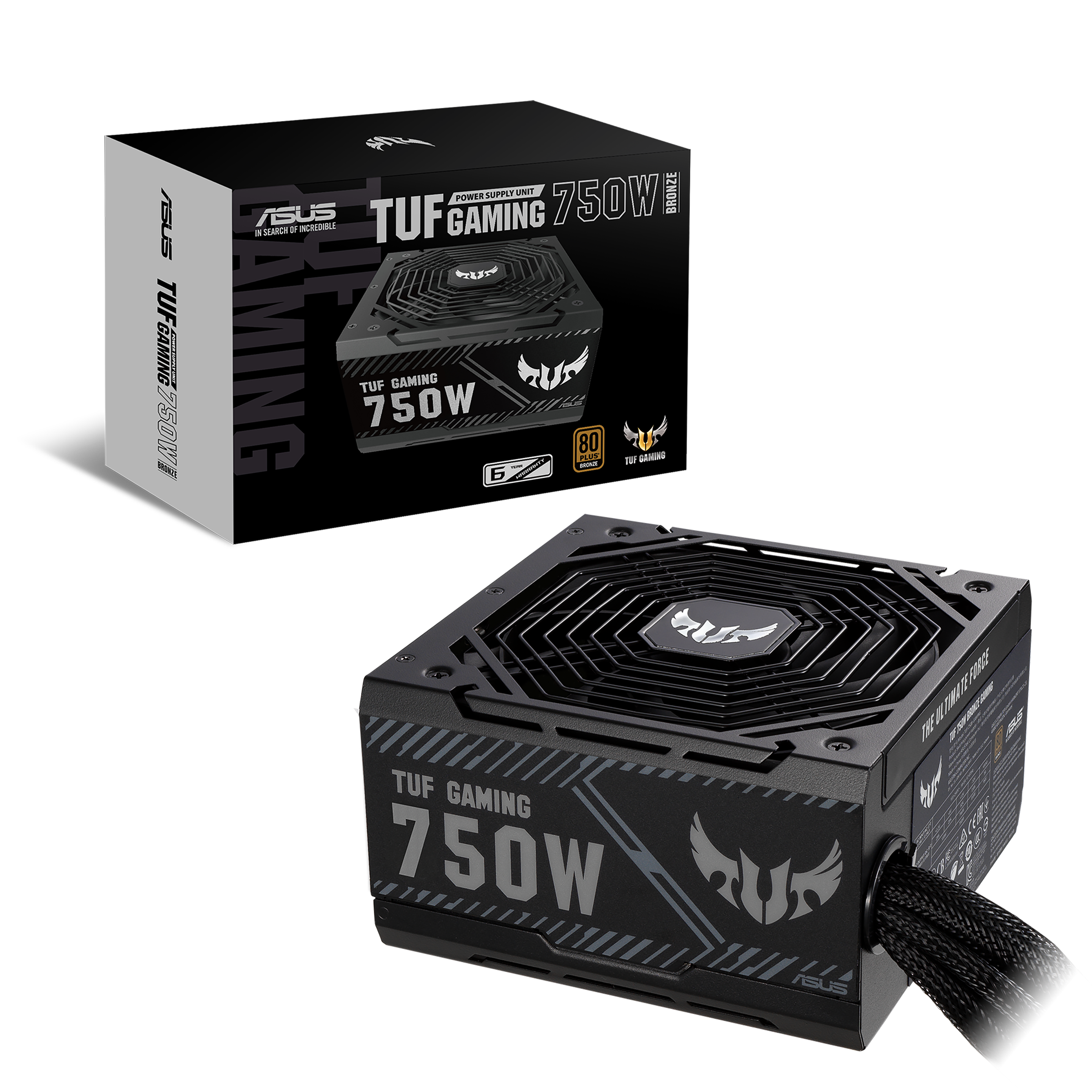 ASUS TUF GAMING 750W Bronze PSU, Power Supply, Axial-tech Fan