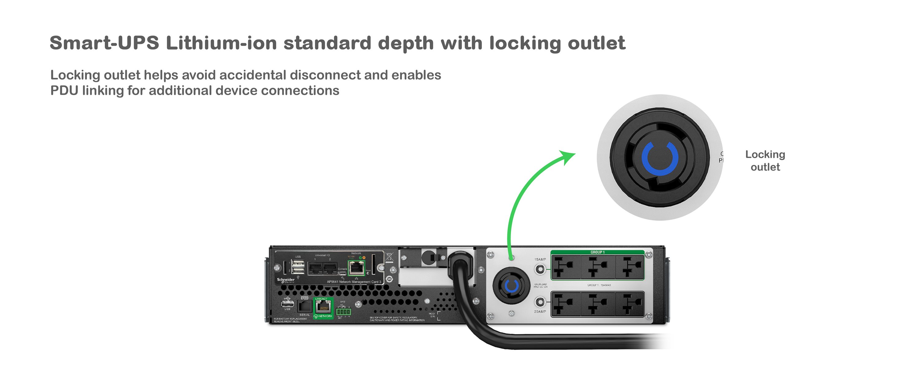 APC SmartUPS SMT UPS line interactive, lithiumion, SmartConnect