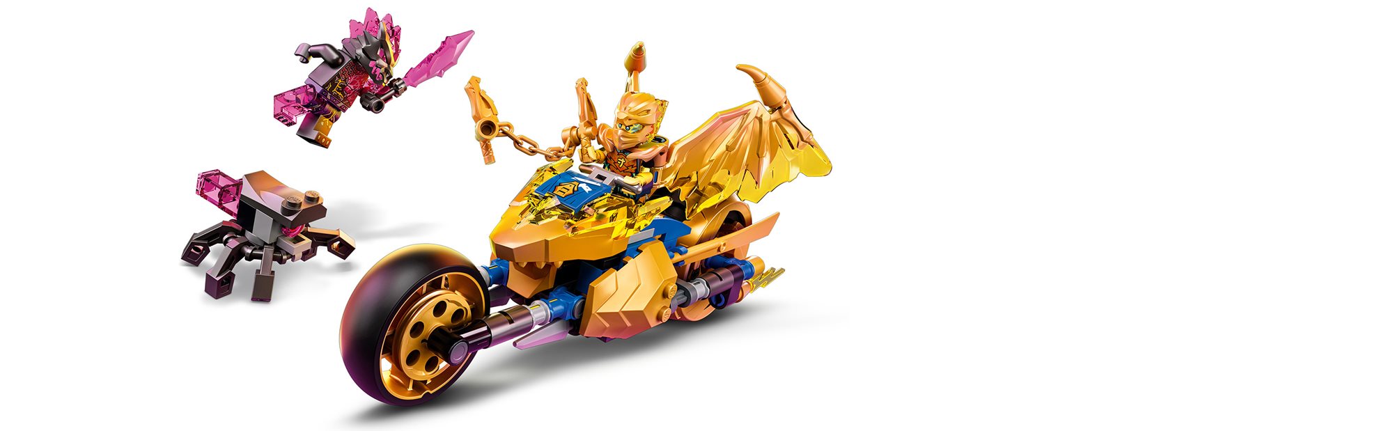 Buy LEGO NINJAGO Jay s Golden Dragon Motorbike Toy 71768 LEGO