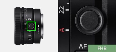Customizable focus hold button
